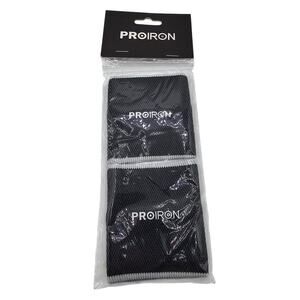 PROIRON wrist sweatbands Black and Gray NEW